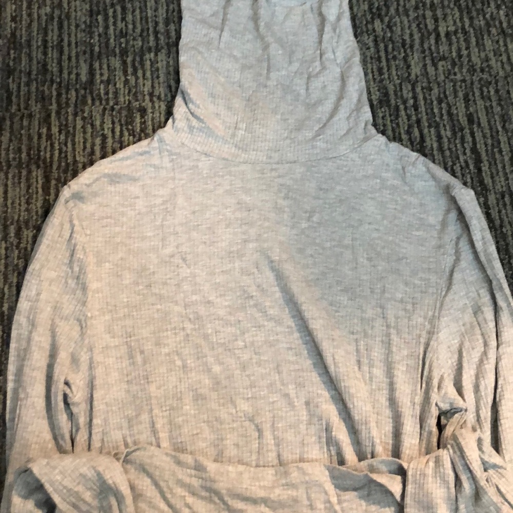 grey turtleneck